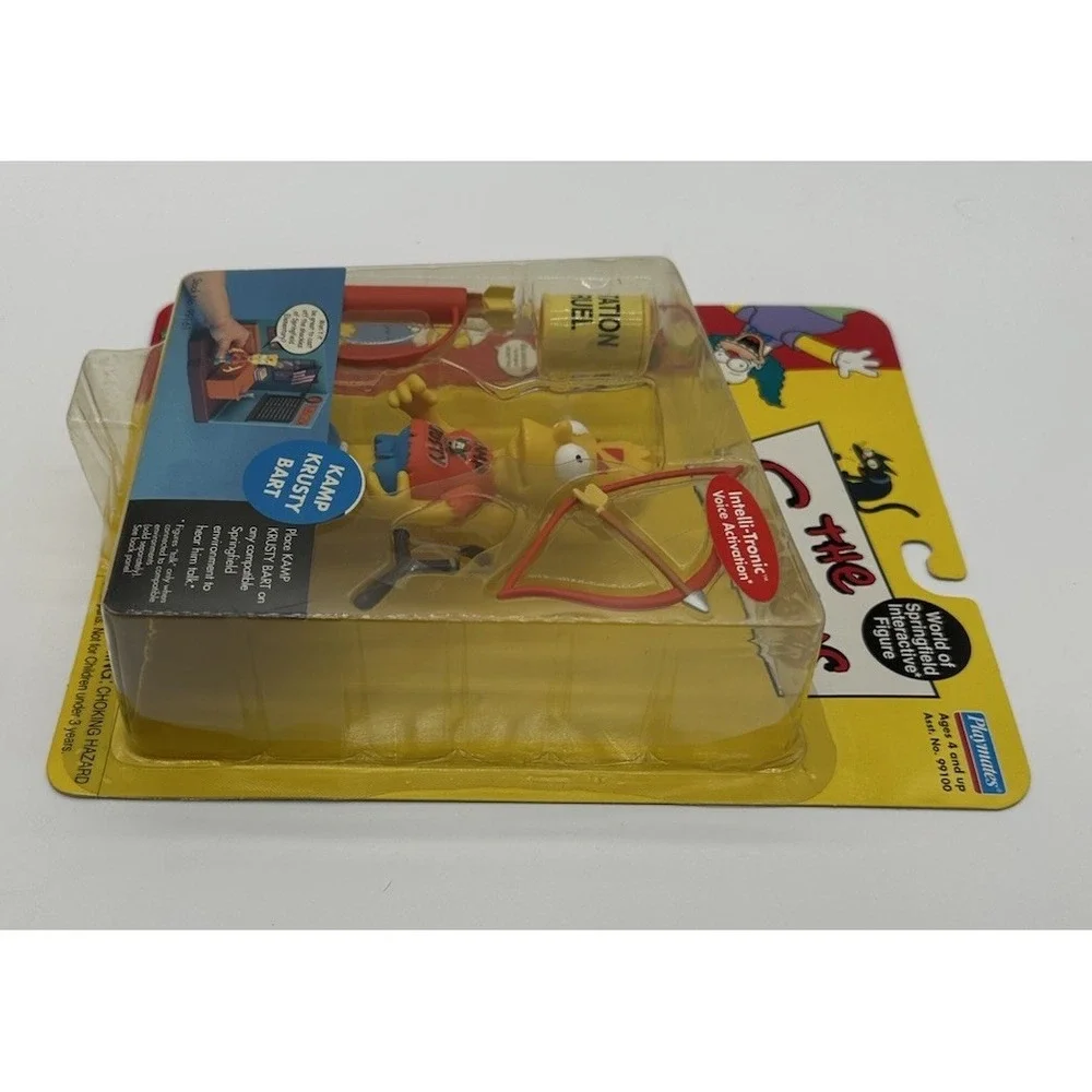THE SIMPSONS WORLD OF SPRINGFIELD KAMP KRUSTY BART FIGURE 2000 NIP
